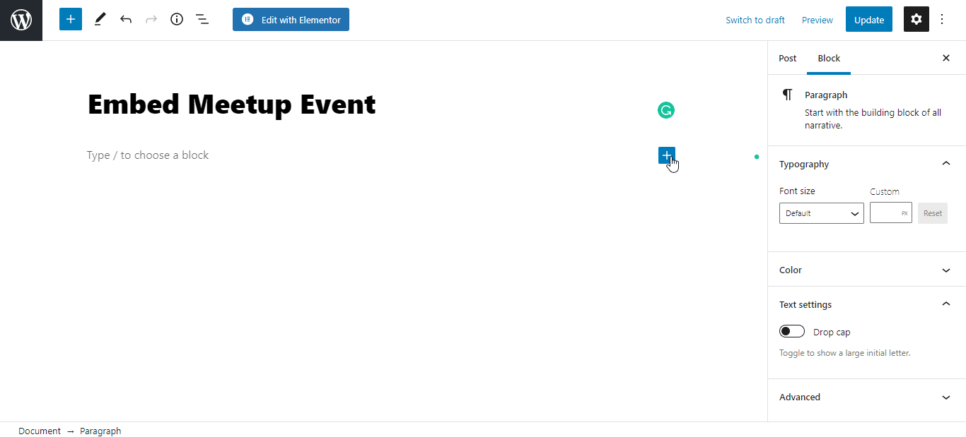 How to Embed MeetUp Groups & Events in WordPress 4 embed meetup event