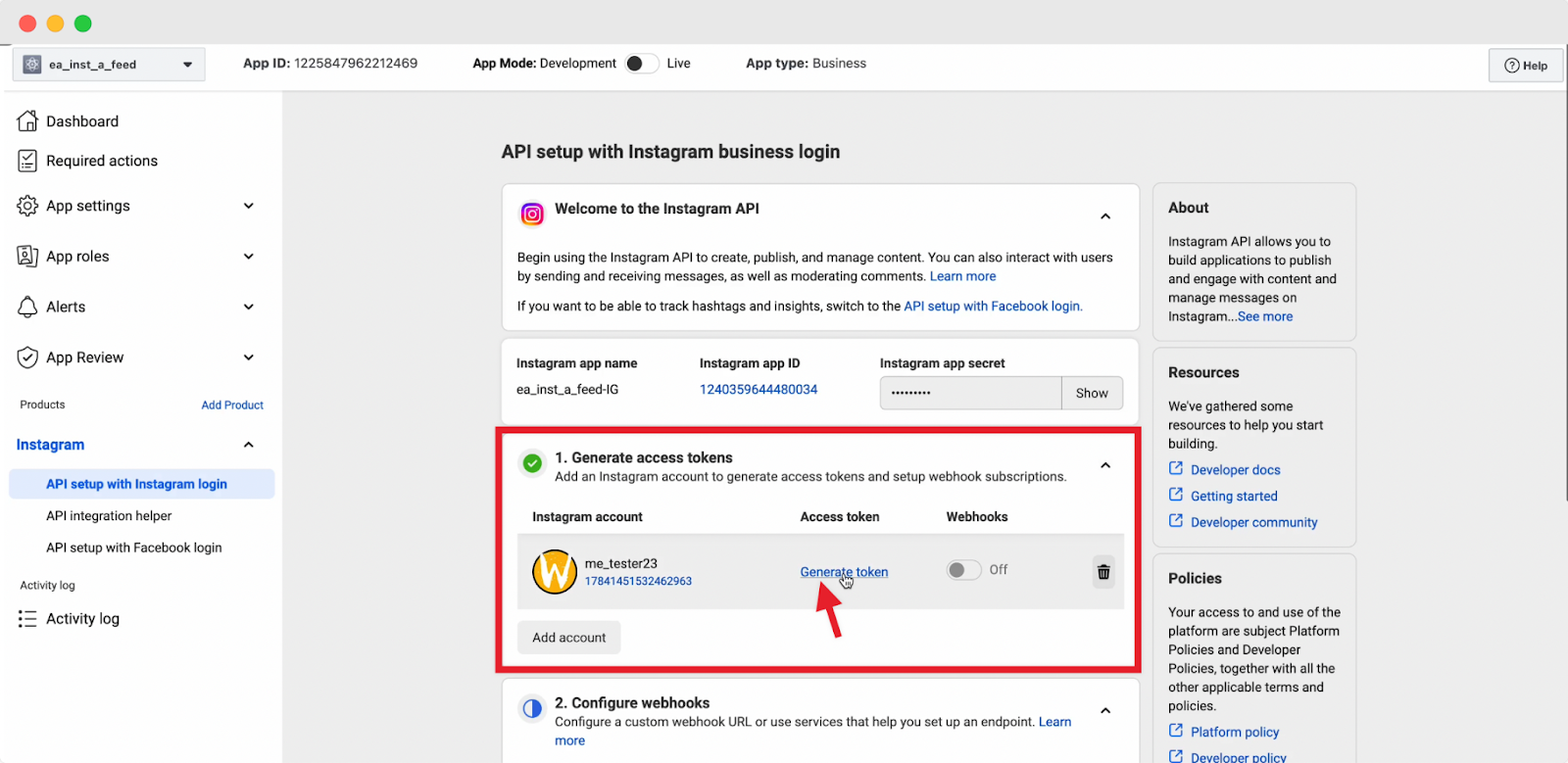 Instagram Feed 11 Instagram Access Token